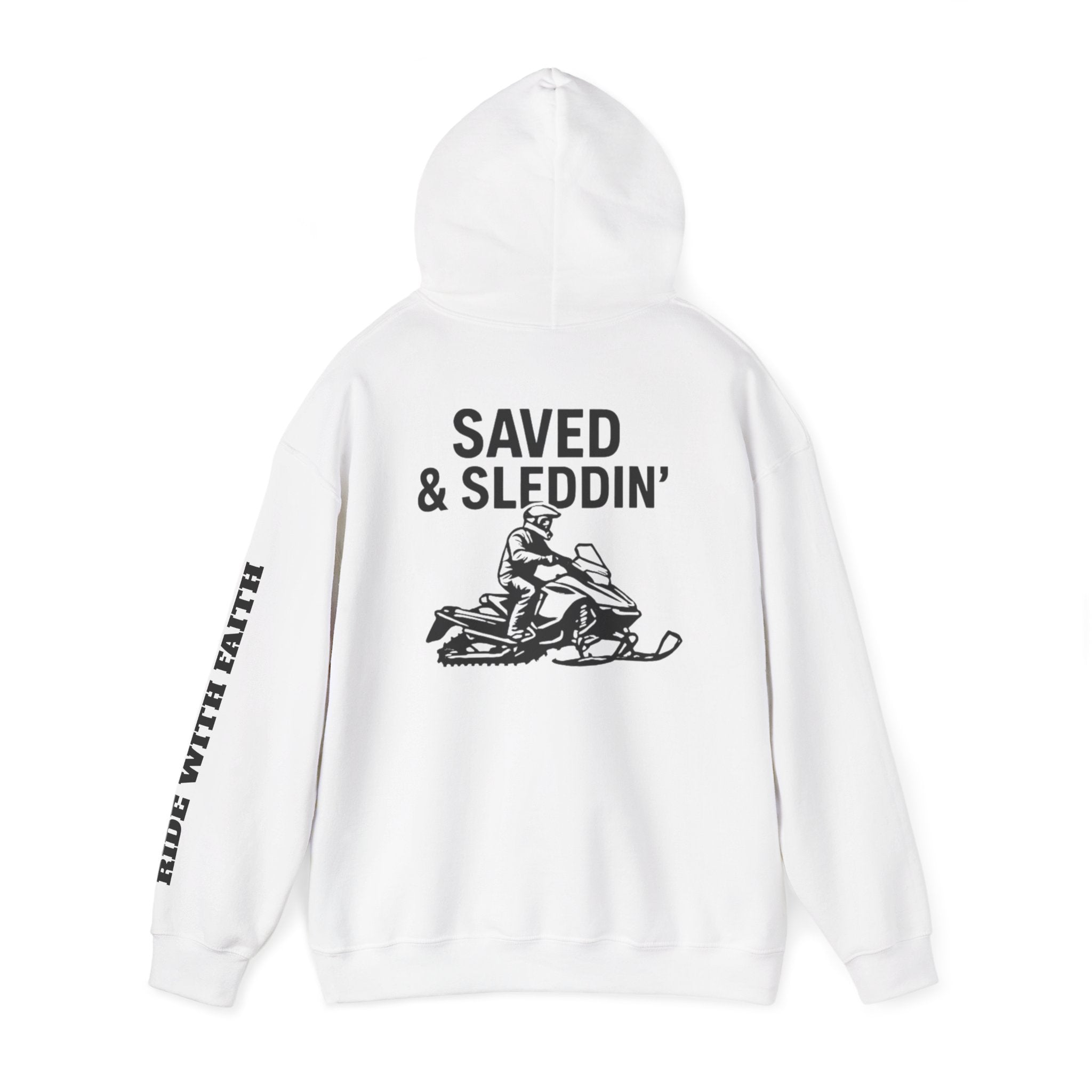 Saved & Sleddin' Unisex Heavy Blend™ Hooded Sweatshirt