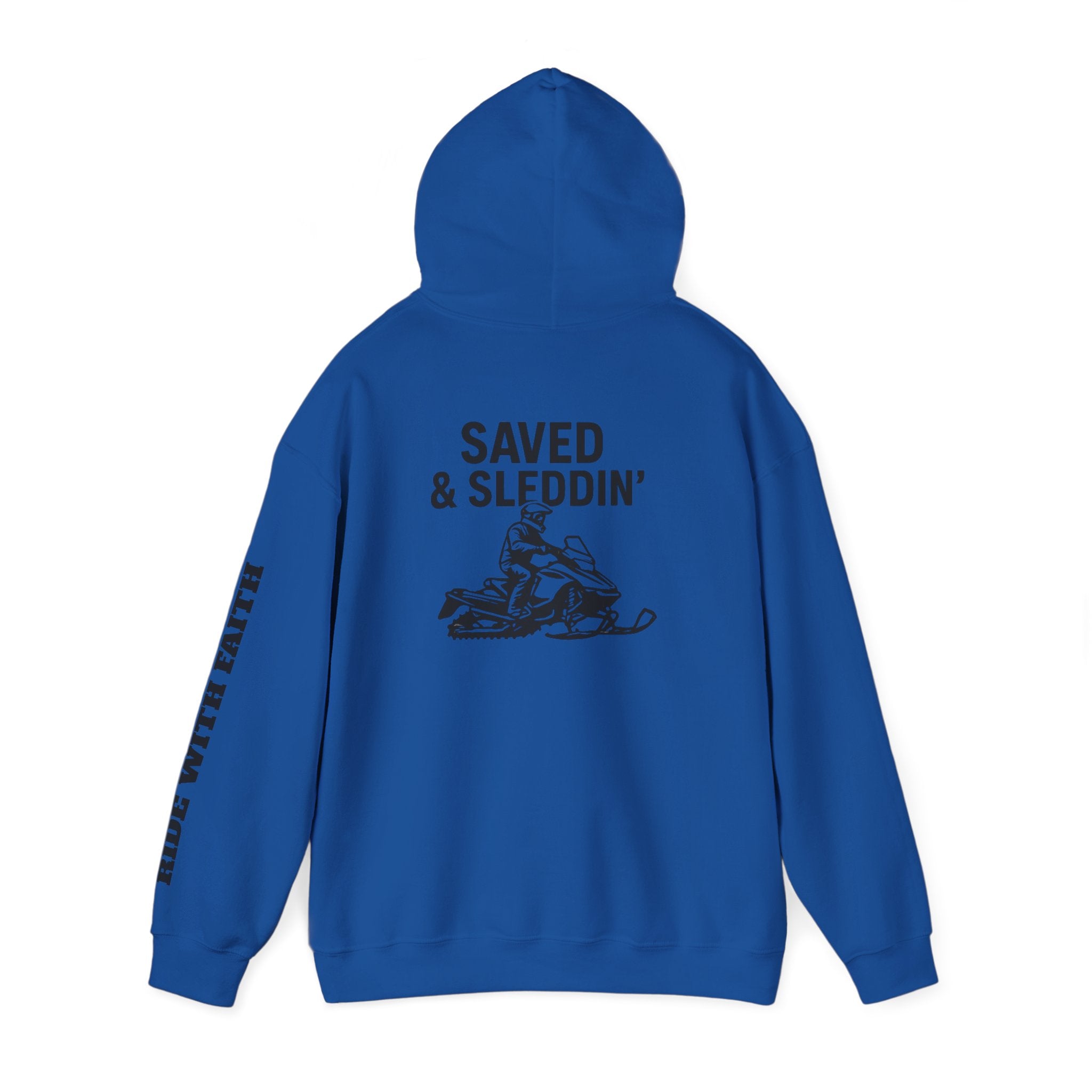 Saved & Sleddin' Unisex Heavy Blend™ Hooded Sweatshirt