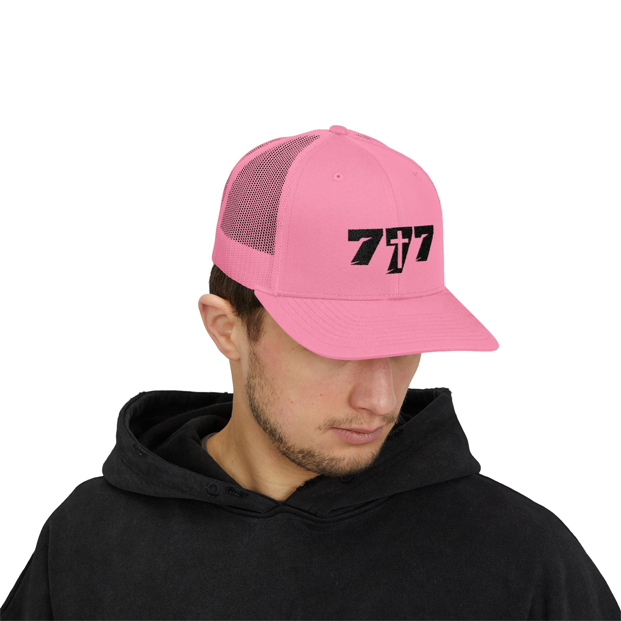 777/Black Snapback Cap