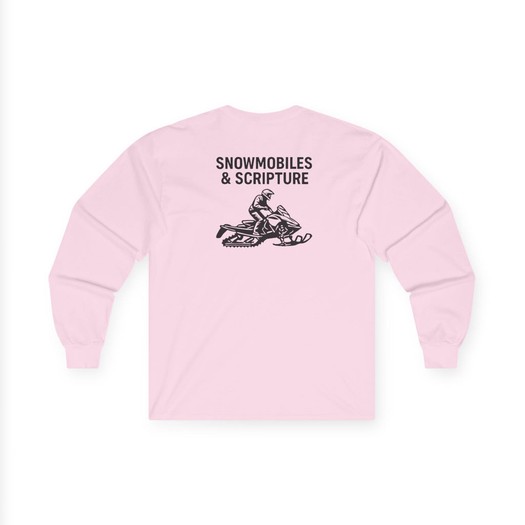 Snowmobiles & Scripture Long Sleeve Tee