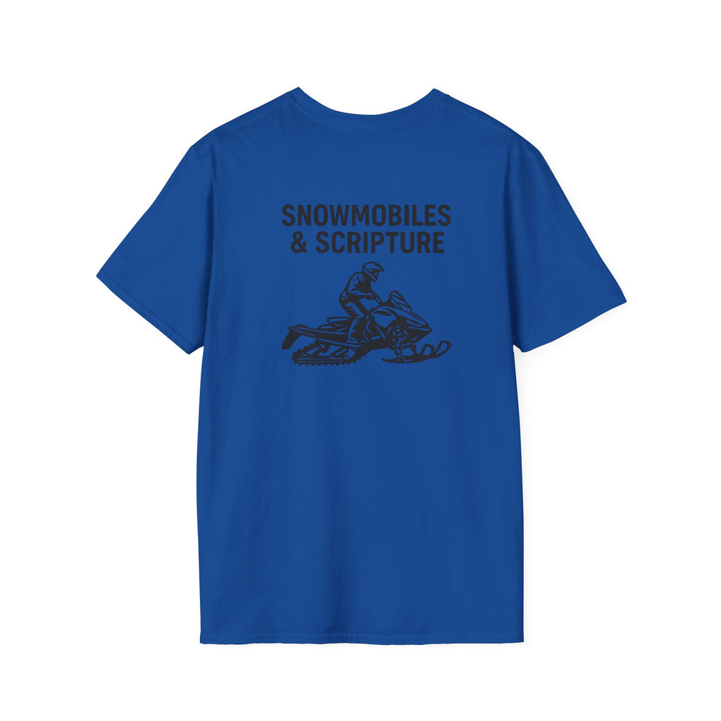 Snowmobiles & Scripture Unisex Softstyle T-Shirt