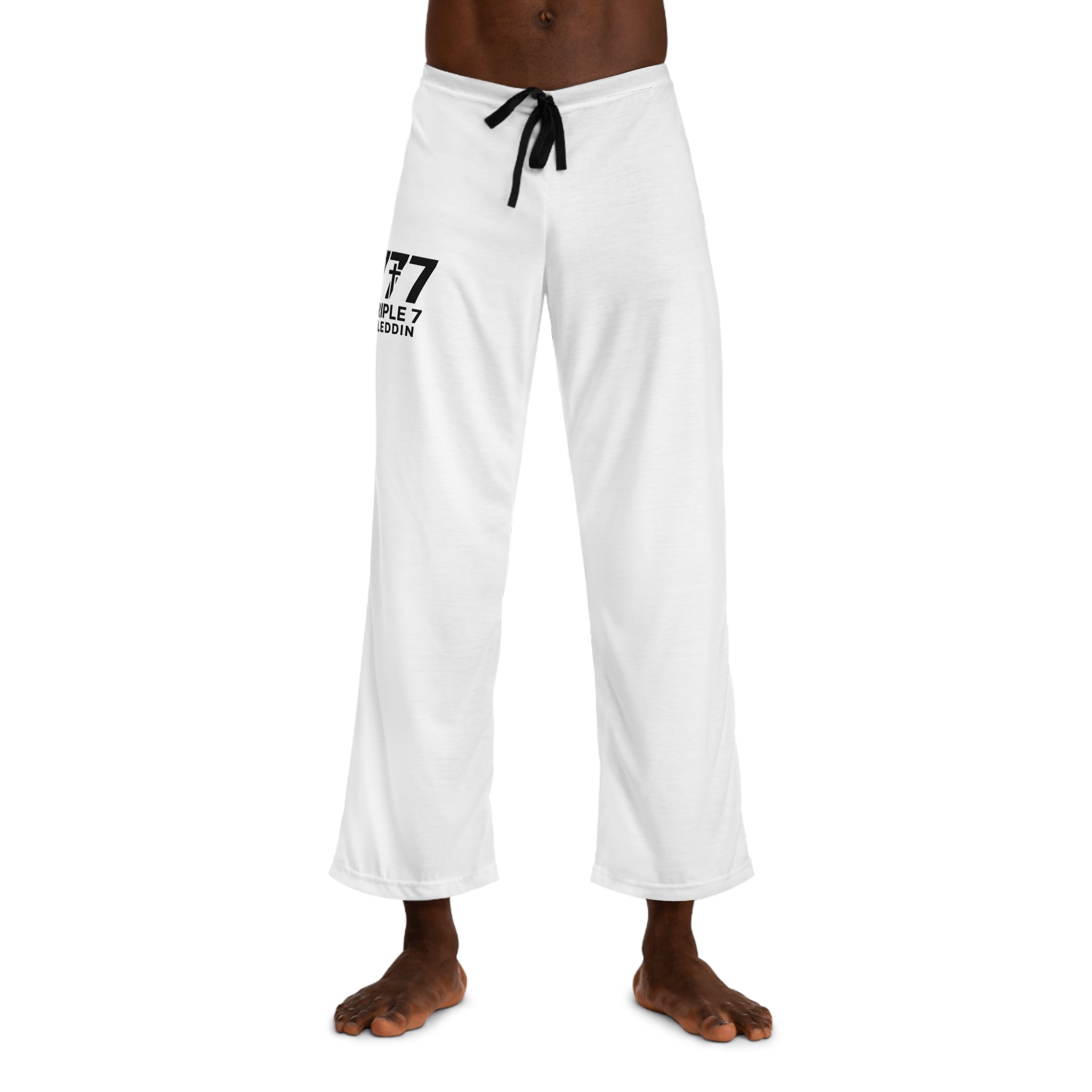 Men's White Pajama Pants
