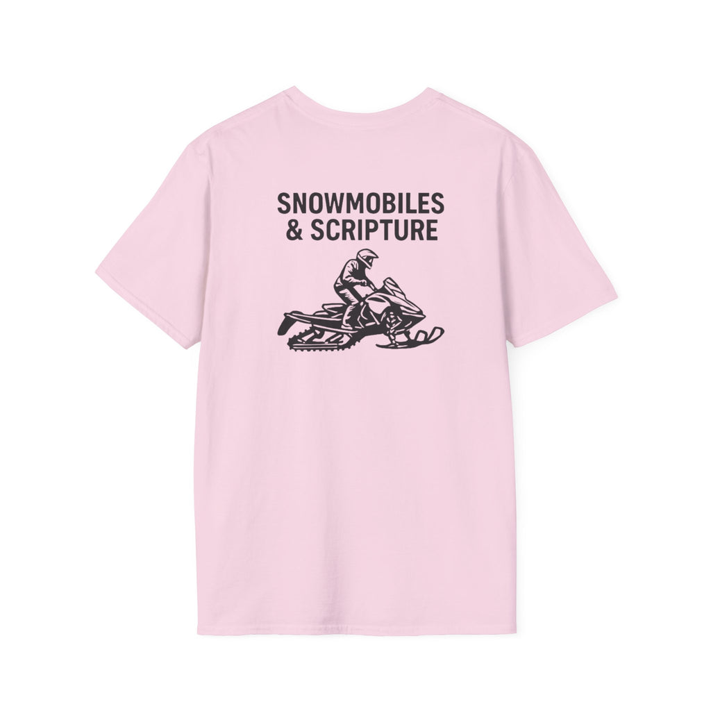 Snowmobiles & Scripture Unisex Softstyle T-Shirt