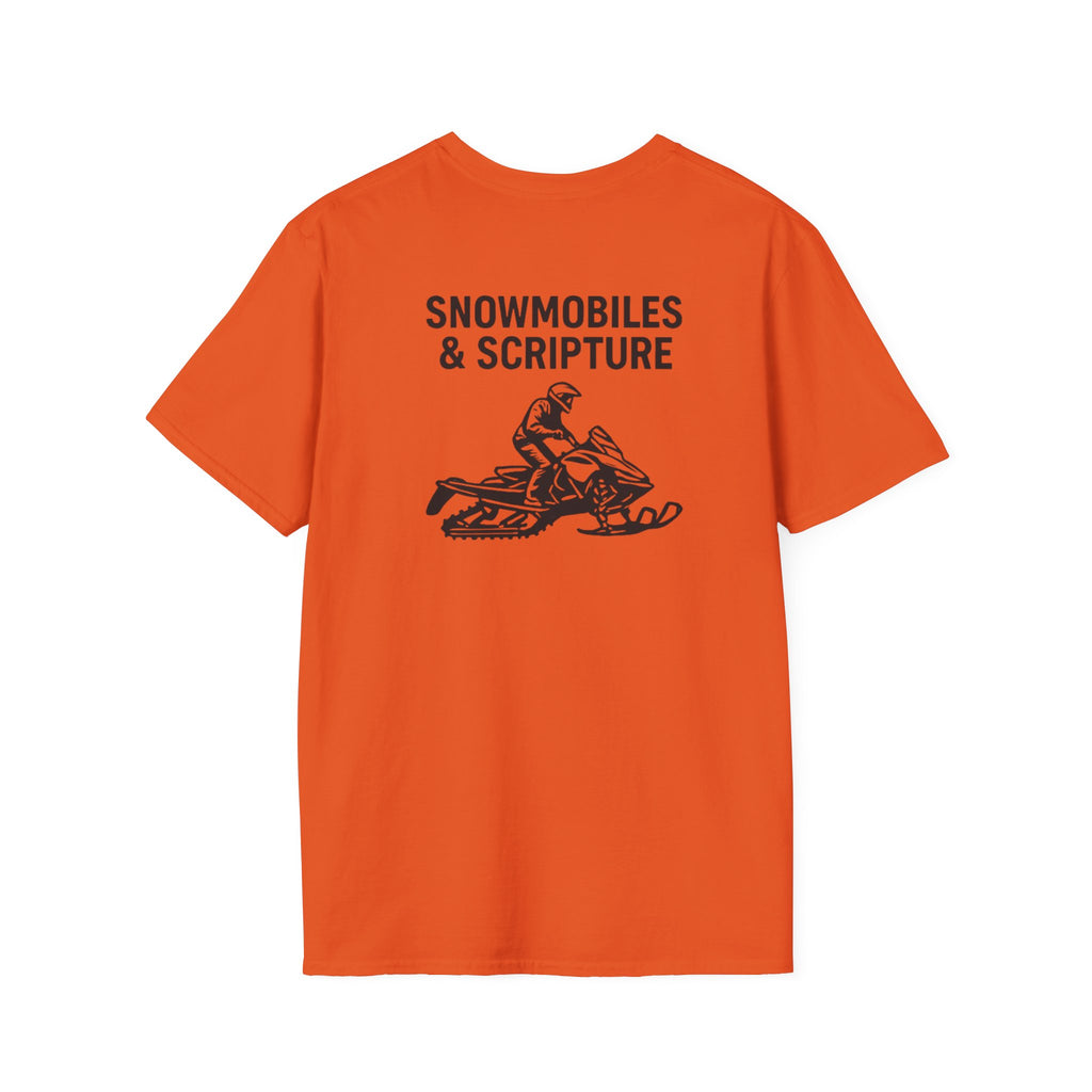 Snowmobiles & Scripture Unisex Softstyle T-Shirt