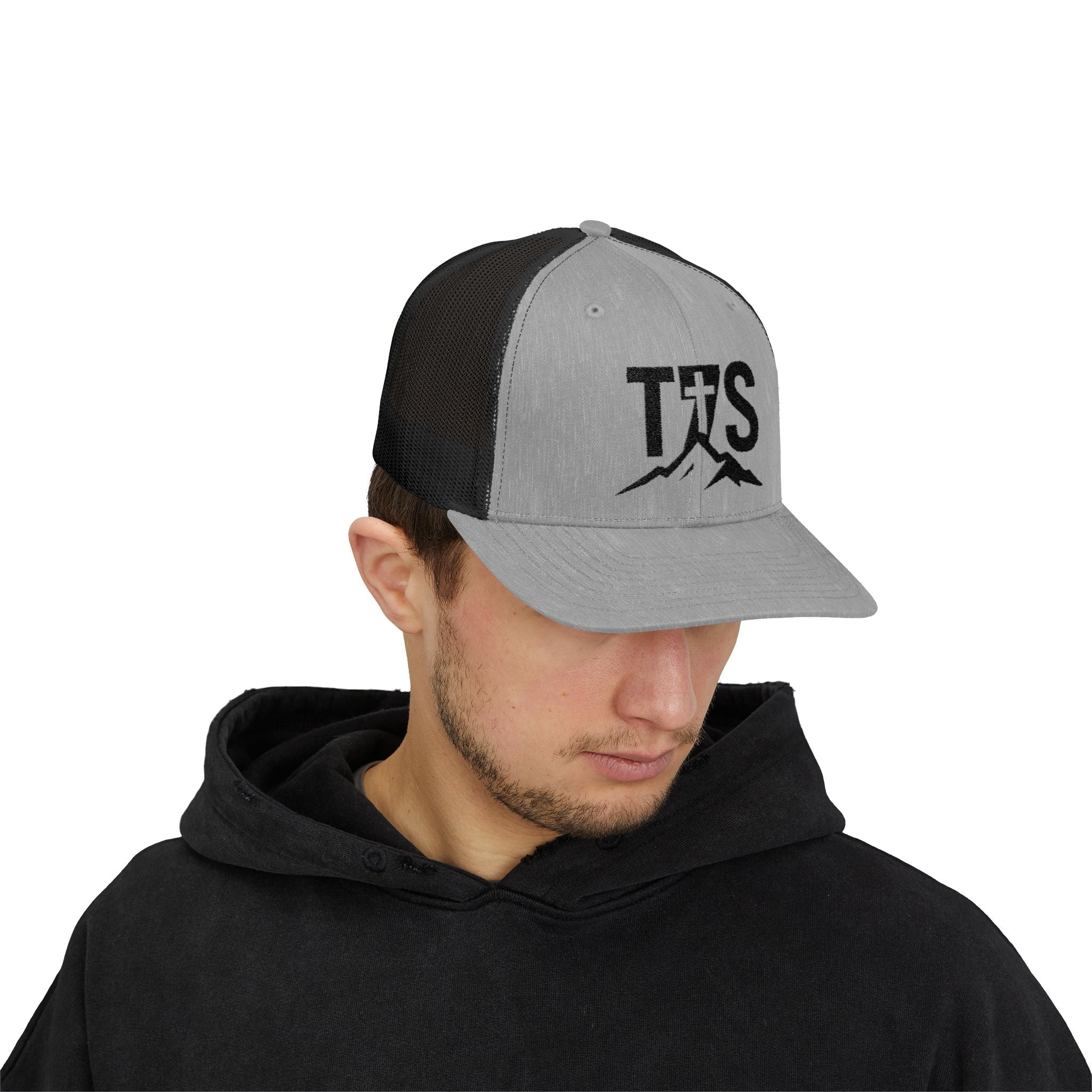 T7S/Black Snapback Cap