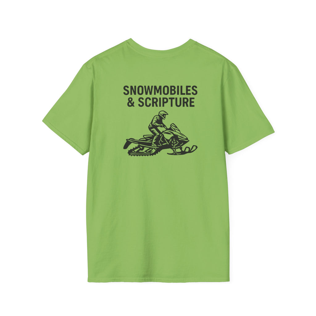 Snowmobiles & Scripture Unisex Softstyle T-Shirt