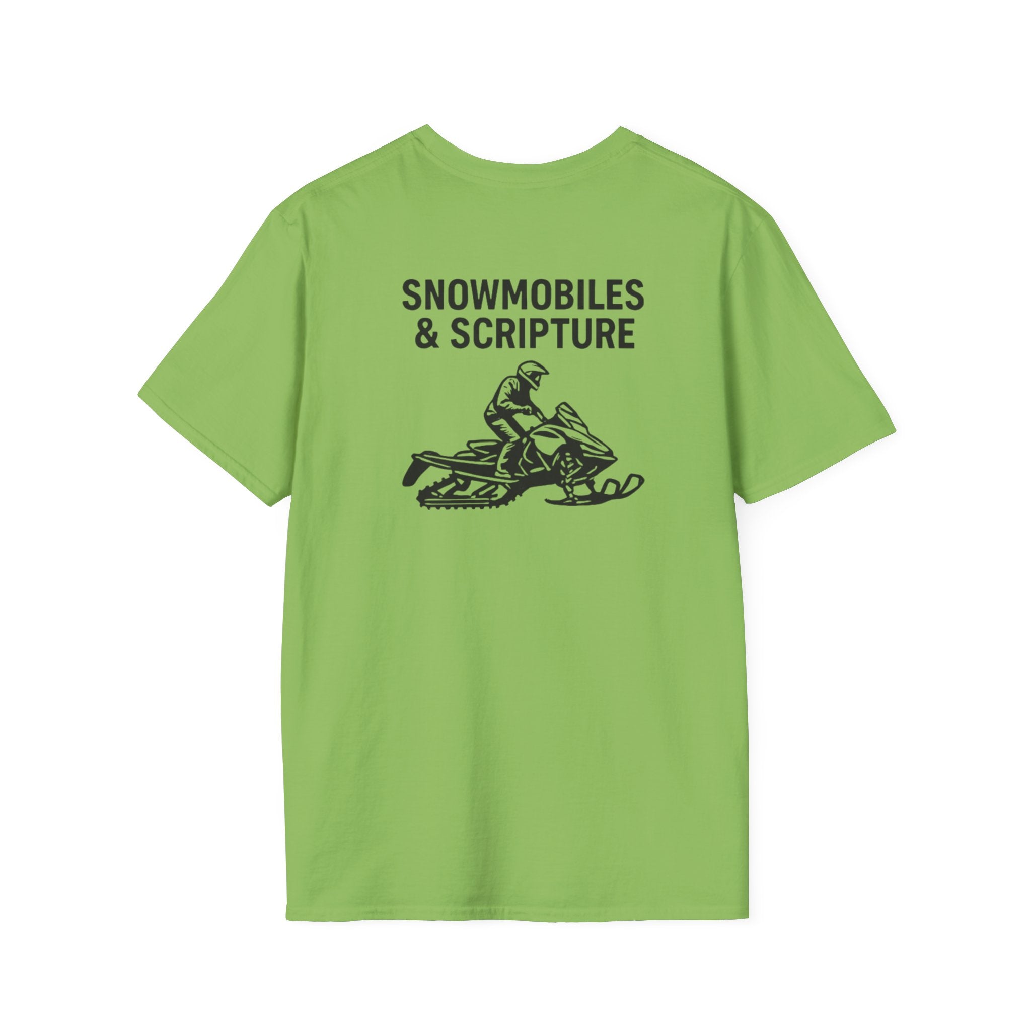 Snowmobiles & Scripture Unisex Softstyle T-Shirt