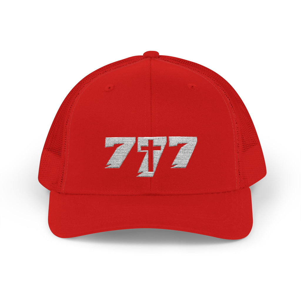 777/White Snapback Cap
