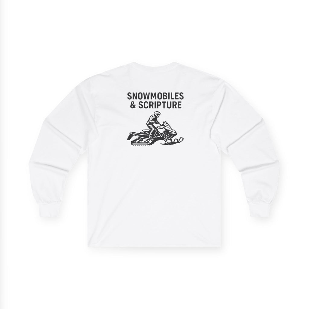 Snowmobiles & Scripture Long Sleeve Tee