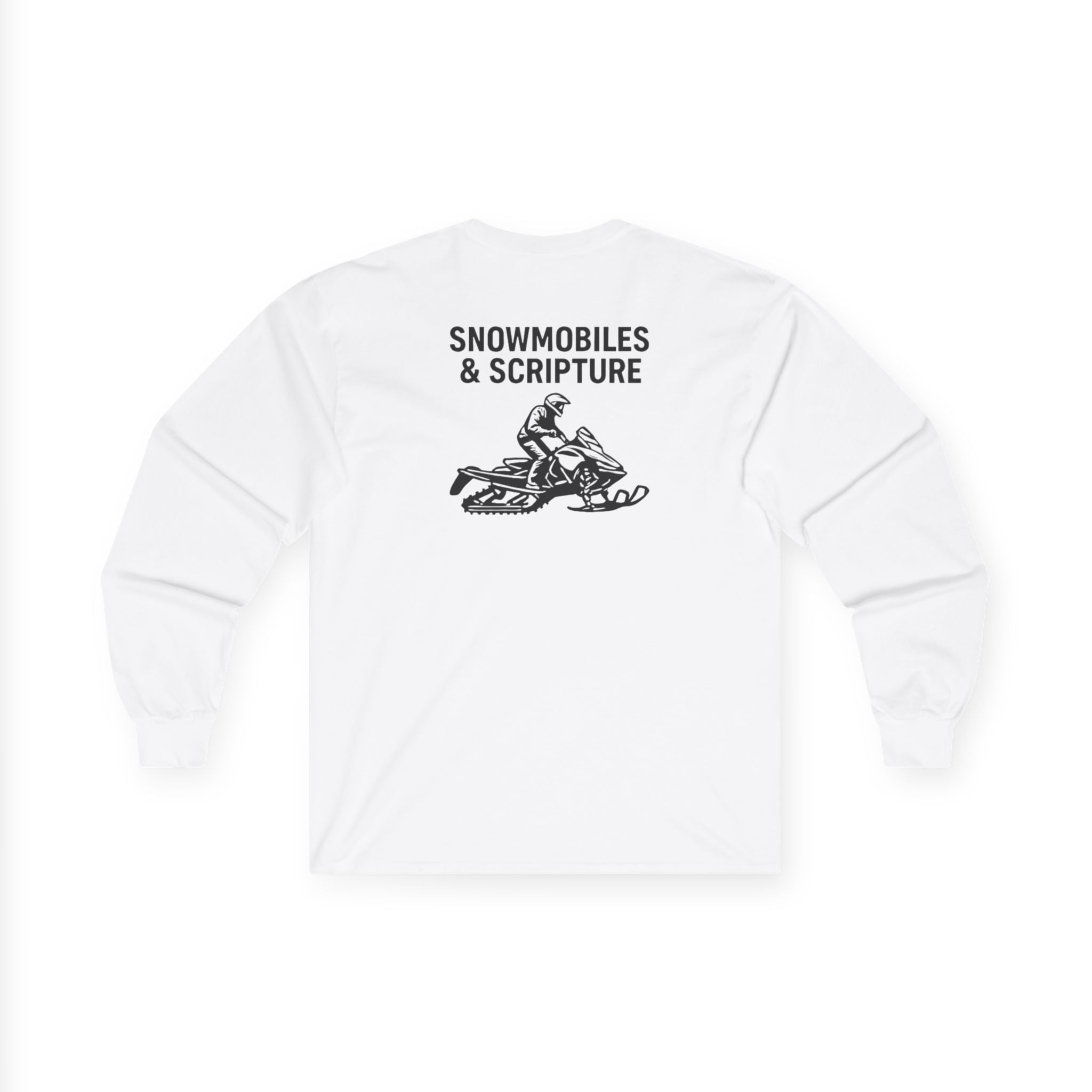 Snowmobiles & Scripture Long Sleeve Tee